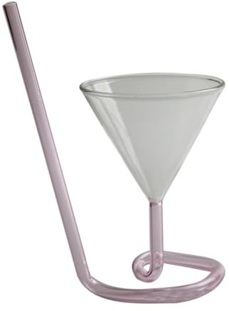 MAGICLULU Margarita-Gläser Glas wein decanter bierbecher biergläser Cocktailgläser Weingläser Cocktailbecher mit Strohhalm Weinbecher aus Glas Whiskey Schnabeltasse Vampir Weinglas rotieren