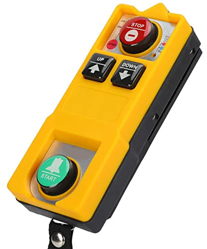 Telecomando per Gru, Telecomando per Gru 2 Interruttori a Chiave 3 Controller Guscio in ABS Impermeabile Controllo Facile Wireless per Interruttori a Pulsante (AC 220V)