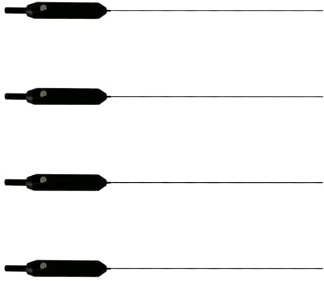 4 Pcs Hearing Amplifier Cleaning Brushes - Earmold Vent Cleaner Wire Loop for BTE Hearing Aid and Earbuds - High-Quality Nylon Bristles, Portable & Durable Cleaning Tool Kit