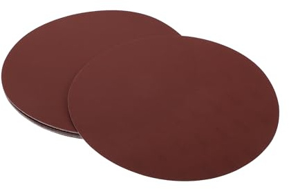 ACROPIX 12 Inch Sanding Discs Round Hook and Loop Sandpaper 180 Grits - 10 PCS