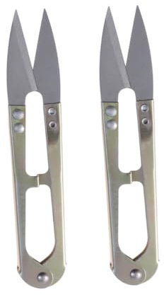 SEWACC 6-teilige Federscheren – Nähscheren in U-form Perfekt Zum Sticken Fadenschneiden Trimmen Basteln Als Assistent Mini-größe Einfach Zu Verwenden
