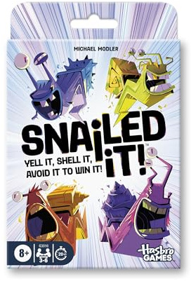 Snailed it! Juego | Juegos familiares fáciles de aprender para niños, adolescentes y adultos | Juego de cartas de caracol | A partir de 8 años | 3 a 6 jugadores | 20 minutos | Regalos para niños