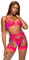 Ann Summers Sexy Lace Plunge Bra for Women with Underwire Padded Cups and a Charm Detail - Ladies Bras - Women's Everyday Bras - Push up Bra - Removable Pads Bright Pink
