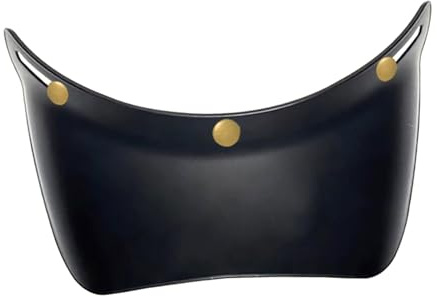 LeeQinersw Visiera per Casco Da Motocicletta a 3 Bottoni Automatici (nera) per Casco