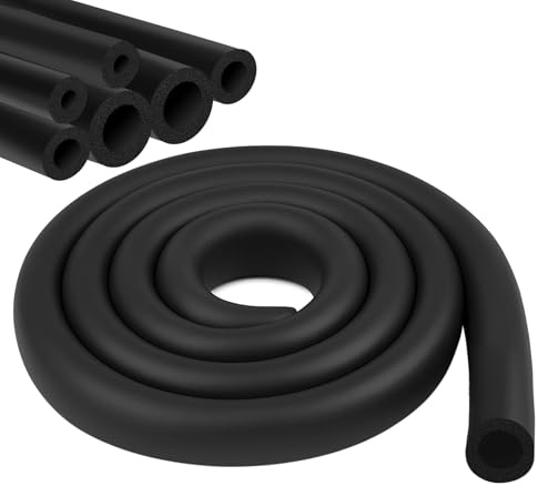 Tubo Isolante, Isolamento Termico per Tubi Riscaldamento e Idraulico, Ø9mmx9mm, Protezione Antigelo e Anticondensa, Schiuma per Risparmio Energetico, per Tubi Rame, Condizionamento (Ø9mmx9mmx1.8m)