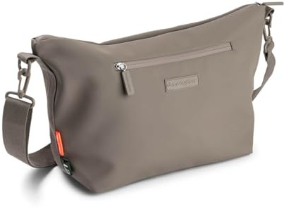 Done by Deer Kinderwagen Tasche – Wickeltasche Taupe – Stroller Bag mit Haken für Kinderwagen, wasserabweisend, verstellbarer Schultergurt, viele Fächer, 10L – nachhaltig aus recyceltem Polyester