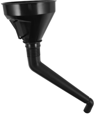 Parliky Entonnoir de Ravitaillement Coudé Robuste avec Large Bouche et Filtre Entonnoir à Carburant Léger pour Moto et Voiture Outil de Vidange Réutilisable pour Transfert de Liquides
