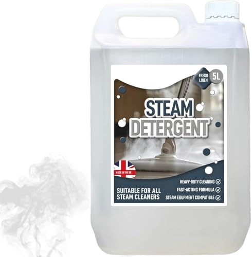 5L Fresh Linen Scented Steam Detergent Heavy Duty Cleaning Solution | For Steam Mops