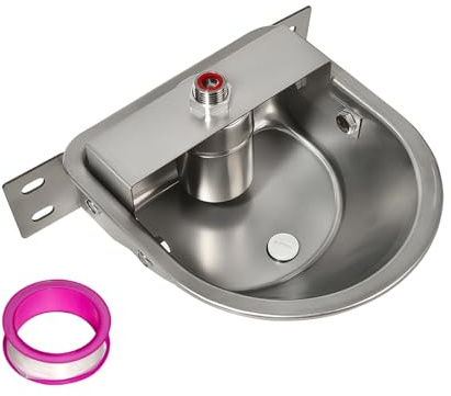 Xuanxi Automatic Horse Waterer Livestock Water Bowl Stainless Steel Switching Large Capacity for Cattle Cow Donkey Automatic Water Bowl