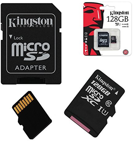 Acce2s - Carte Mémoire Micro SD 128 Go Classe 10 pour Huawei P Smart 2021 - P Smart 2020 - Mate XS - P40 Lite E - Y6p - Y6s - Mate 40 Pro - Mate 20 X 5G - Honor 9X Lite - Honor 9X - Mate 20 X - et +