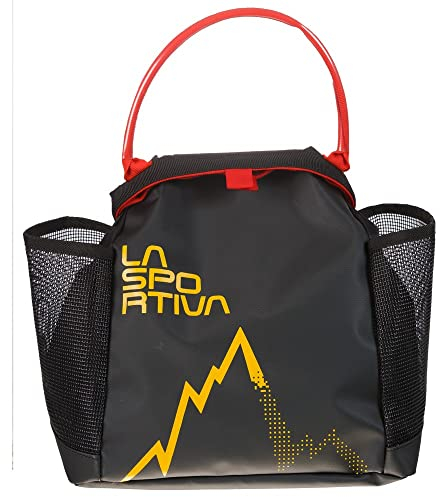 LA Sportiva Training Chalk Bag Magnesiumbeutel, Unisex, Erwachsene, Schwarz/Gelb (Mehrfarbig), Einheitsgröße