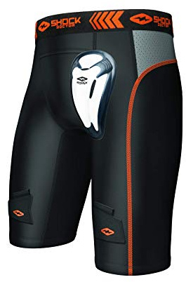 Shock Doctor Compression Hockey Short w/BioFlex Cup Black S