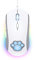 PHNIXGAM Ratón para Juegos RGB con Garra de Gato, ratón óptico silencioso para computadora con conexión USB, 6 dpi Ajustables hasta 7200, RGB, 6 Botones programables Windows/Vista/Linux (White)