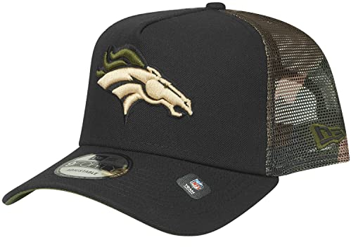 New Era Snapback Trucker Cap - Denver Broncos Wood camo