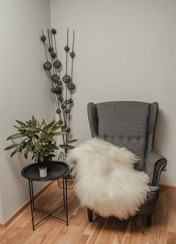 Tannery Sheepskin Schaffell Natürliche weiße isländische Teppiche, Amazing Schaffell, Schafsleder, Schafsleder Bereich, Teppiche, Teppich, Teppiche Lange Wolle (100cm/55cm)