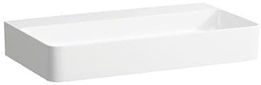 LAUFEN VAL Waschtisch, unterbaufähig, ohne Hahnloch, ohne Überlauf, 750x420mm, H8102857571121, Farbe: weiss matt