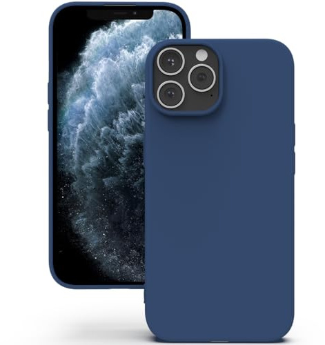 YATWIN Hülle für iPhone 11 Pro, Silikon Handyhülle mit Futter, 1mm Kamera und Displayschutz, Dünn & Leicht, Anti Kratzer Case, Blau
