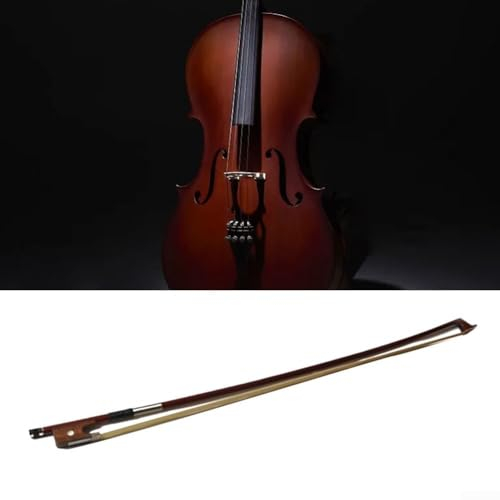 Cellobogen, glattes Spielen für Anfänger, Violinen-Zubehör, professioneller Holzbogen mit 18 Cellobogen, Rosshaar, heller Klang