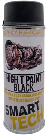 Pintura Anticalorica Negra Spray 400ml para pintar Motores Cajas de Cambio Chimeneas Estufas Resistente al Calor Altas Temperaturas 800º
