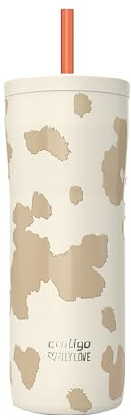 Contigo® Streeterville 2.0 Edelstahlbecher mit Strohhalm, 680 ml, Hafermilch