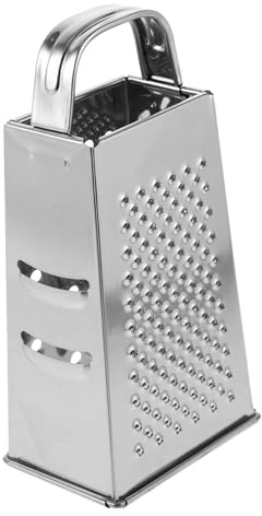 BAZEITFLOW Rallador Multifuncional de Acero Inoxidable Cortador y Manual de Verduras y Queso y Seguro para Cocina con Mango Antideslizante