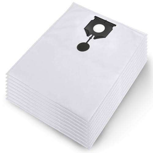 Staubsaugerbeutel für Kärcher NT30/1 (2.889-154.0) Vliesfiltertüten 8 Stück | NT 30/1 Ap L, NT 30/1 Tact Te L, NT 30/1 Tact Te M, NT 30/1 Tact L, NT 30/1 Ap Te L für Kärcher Nass-/Trockensauger Zubehör