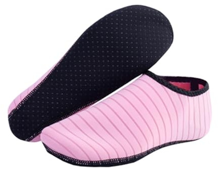 HWJFDC vattentäta strumpor män kvinnor barn vattensport strand simstrumpor tunna multi tryck halkskydd fitness yoga dans simning surfing undervattensskor (färg – 10, L)