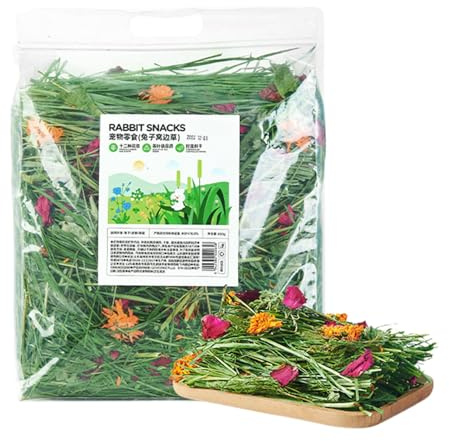 Alimentation Foins Lapins - Litière Herɓe Naturelle Sûre Pour Hamster | Nourriture Animaux Sain Améliore Digestion | Herɓe Fraîche Séchée Et Tiges Longues Pour Gerbilles, Hamsters, Chinchillas Et Lapi