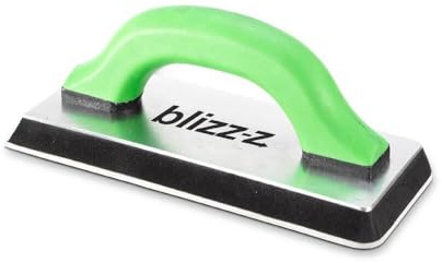 blizz-z Fugbrett Profi mit Gummibelag 240 x 100 mm (1 Stück) | Reibebrett mit Softgriff zum Verfugen von Zement- und Epoxidharz | Made in Germany