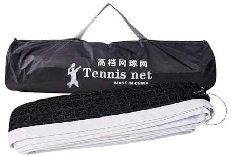 Oshhni Filet de Tennis de Rechange avec Sac de Transport, Montage Facile et Portable pour l'entraînement en extérieur, à la Plage ou en Match.