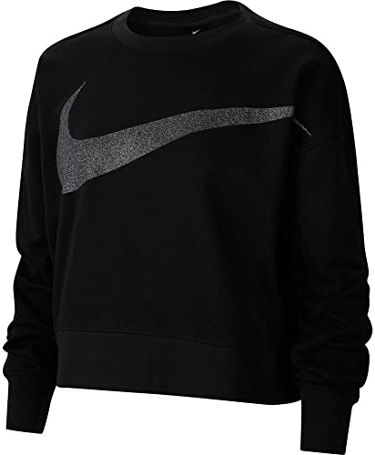 Nike Damen Dy Get Fit Fc C Pp1 Sprkl Langarmshirt Damen Langarmshirt