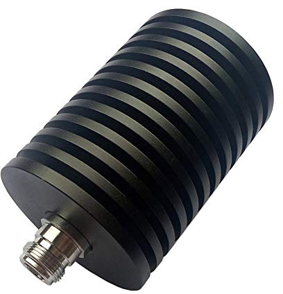 BECEN 100 Watt N-Buchse, Dummy-Last – DC auf 3 GHz, 100 W N-Buchse, 50 Ohm RF-Anschlusslast für Ham Radio, CB und Antennen-Tests (luftgekühltes Design)
