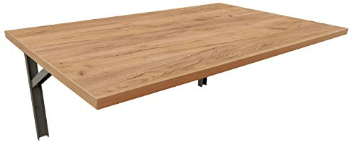 mikon 100x50 Wandtisch Wandklapptisch Küchentisch Schreibtisch Esstisch Klapptisch Esstisch Wandtisch Küchentisch Schreibtisch Kinderschreibtisch Bartisch Computertisch | Gold Craft