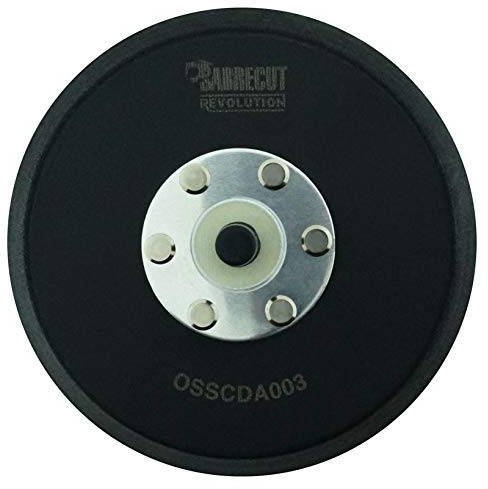 SabreCut 1pc OSSCDA003 125mm Medium Orbital Sander Backing Pad | Compatible with Dual Action Sanders, medium hook and loop pad holds abrasives securely for consistent sanding