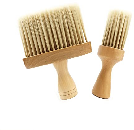 Tiardey Kits de Brosse à poussière de Cou de Coiffeur, Brosse à Cheveux de Nettoyage Douce de plumeau de Cou de Coiffeur Professionnel pour l'outil de Coiffeur de Salon de Coiffure de Coiffeur