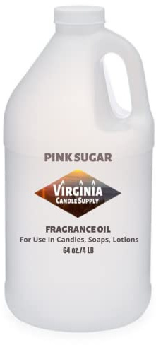 Pink Sugar Type Fragrance Oil (Our Version of The Brand Name) (64 oz Jug) for Candle Making, Soap Making, Tart Making, Room Sprays, Lotions, Car Fresheners, Slime, Bath Bombs, Warmers……