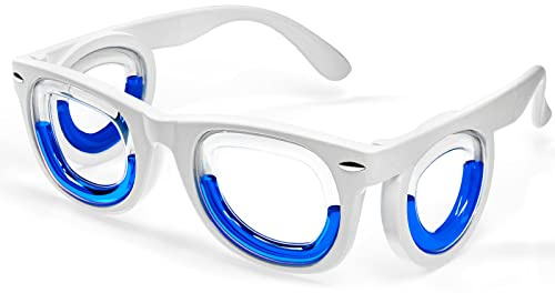Hion Kids Anti-Motion Sickness Smart Glasses (for 3-8 Year Olds) – Ultra-Light Portable Nausea Relief Liquid Glasses for Carsickness, Airsickness, Seasickness – Kids Travel/Cruise Essentials (White)