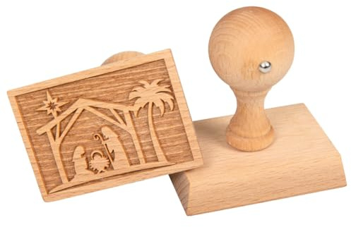 Keksstempel mit Krippenmotiv