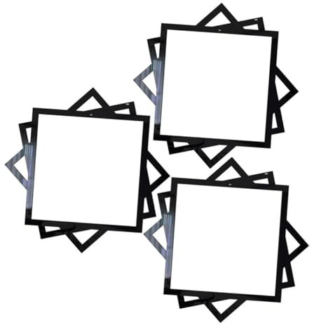 OATIPHO 3stücke Schalteraufkleber Selbstklebende Dekorative Wandtattoos Für Lichtschalter Schwarz Hochwertige Acrylmaterialien Für Stilvolle Wohnraumgestaltung