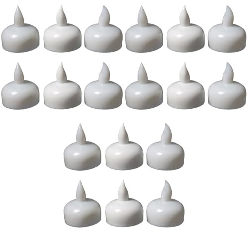 HEMOTON 3er-set Elegante Schwimmkerzen Dekorative Kerzen Mit -licht Für Hochzeitsveranstaltungen Spa-bad Warmes Weißes Licht 4 Stück X 3