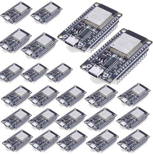 JDXFENG ESP32 ESP32 WROOM-32 Development Board WiFi+Bluetooth-compatible IOT Development Board Type-C Wireless Module Ultra-Low Power Consumption for Smart Home CH340C