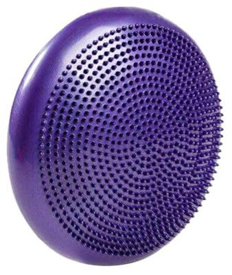 Wackelkissen Physio, Luftstabilitätskissen, aufblasbarer Kerntrainer, sensorisches Kissen für Stuhl, Pumpe inklusive, Luftstabilitäts-Wackelkissen, aufblasbares Balancekissen Board für Core Training