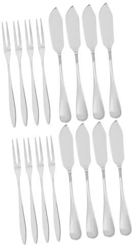 Cabilock 2sätze Teiliges Buttermessern Und Obstgabeln Für Zuhause Und Veranstaltungen Rostfreies Design Für Täglichen Gebrauch