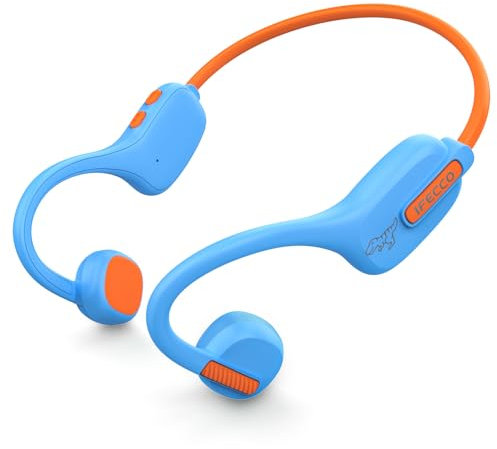 IFECCO Casque Open Ear pour Enfants - Conduction Casque Bluetooth 5.3 avec Micro, Ultra Léger, IPX5 Etanche Ecouteurs Parfait pour l'École, Les Voyages et Les Cadeaux
