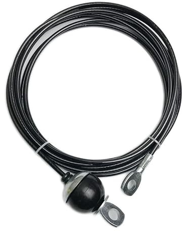 Generico Cavo in Acciaio per LAT Machine Pulley Attrezzatura Macchina Multifunzione Palestra, Cavo per Puleggia Fitness Adatta per Casa o Palestra, Varie Lunghezze(4m)