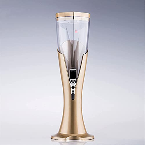 Torre de cerveza dispensador de bebidas y bebidas con grifo de 3 litros, enfriador de hielo para bar Ktv cristalería - Dispensadores de barril de cerveza