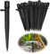 60 Stück Bewässerungstropfer Mikrospray 360 Grad Einstellbar Tropfbewässerung Emitter Micro Drip Tropfer Bewässerung Bewässerungssystem für Garten Pflanzen Blumentopf Gemüsebeet Topfpflanzen Balkon