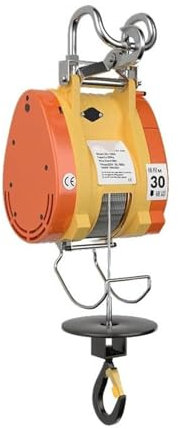 Palan Électrique Palan électrique suspendu Portable 220v, treuil électrique Miniature à très haute efficacité, treuil à câble, 360KG/500KG treuil(220V 500kg)