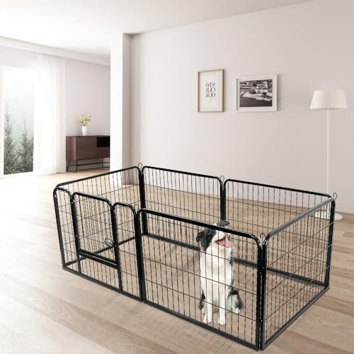 Barrière de Sécurité Enfant Multi-Fonction,Barrière à Fixation par Pression pour Porte/Escalier,Kids Barrière de sécurité Grille de Protection cheminée Enfant Parc Bebe avec 1 Porte et 5 Element