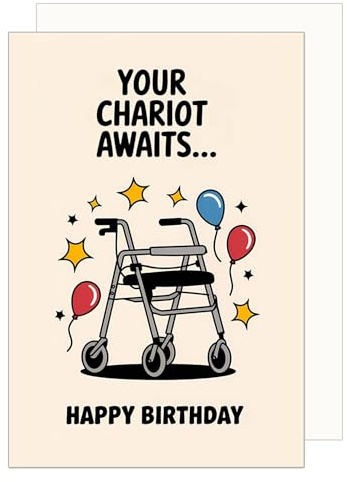 Edition Seidel Tarjeta de cumpleaños premium con sobre, tarjeta de felicitación, tarjeta de felicitación, tarjeta de cumpleaños, tarjeta de cumpleaños, para hombre y mujer, humor divertido (G3736
